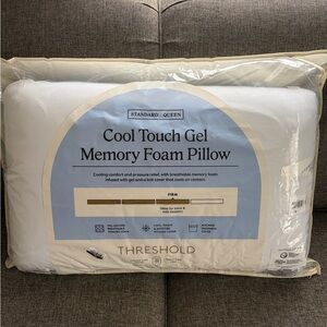 NEW threshold cool touch memory foam pillow firm